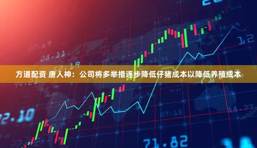 方道配资 唐人神：公司将多举措逐步降低仔猪成本以降低养殖成本
